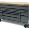 HBM Werkzeugwagen, 14 Schubladen, 182 cm, grau