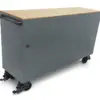 HBM Werkzeugwagen, 14 Schubladen, 182 cm, grau – Bild 3