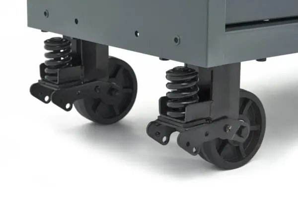 HBM Werkzeugwagen, 14 Schubladen, 182 cm, grau – Bild 5