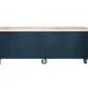 HBM Werkzeugwagen mit Holzarbeitsplatte, 258 cm, schwarz – Bild 2