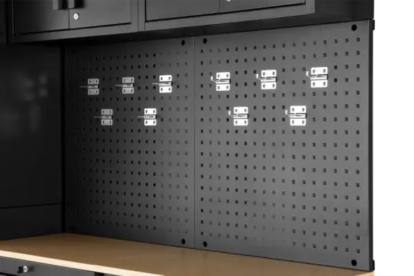 HBM Premium-Werkstattsystem, 8-teilig, Mattschwarz – Bild 8