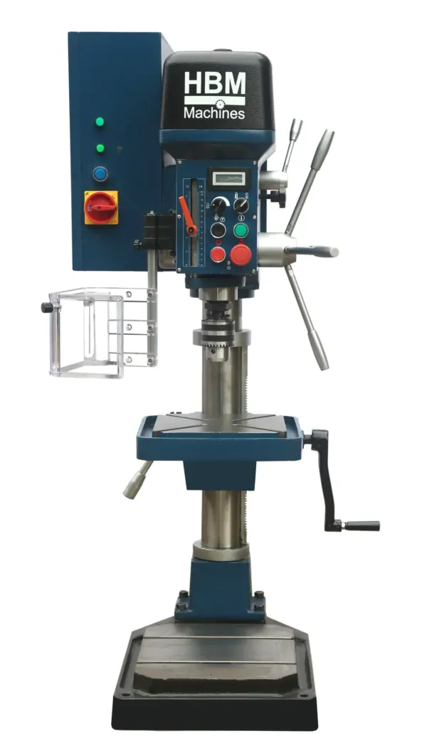 HBM Industrielle Säulenbohrmaschine 25 mm, 230 Volt, mit variabler Drehzahl – Bild 2