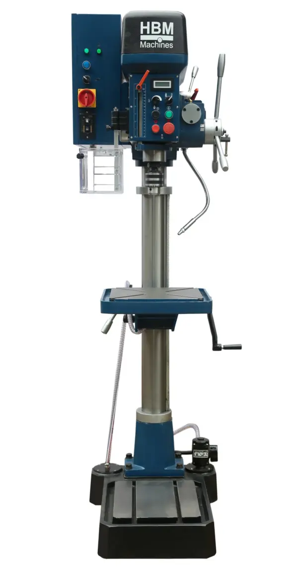 HBM Industrielle Stufenlose Säulenbohrmaschine Deluxe 32 mm, 230 Volt – Bild 2 HBM Industrielle Stufenlose Säulenbohrmaschine Deluxe 32 mm, 230 Volt – Bild 2