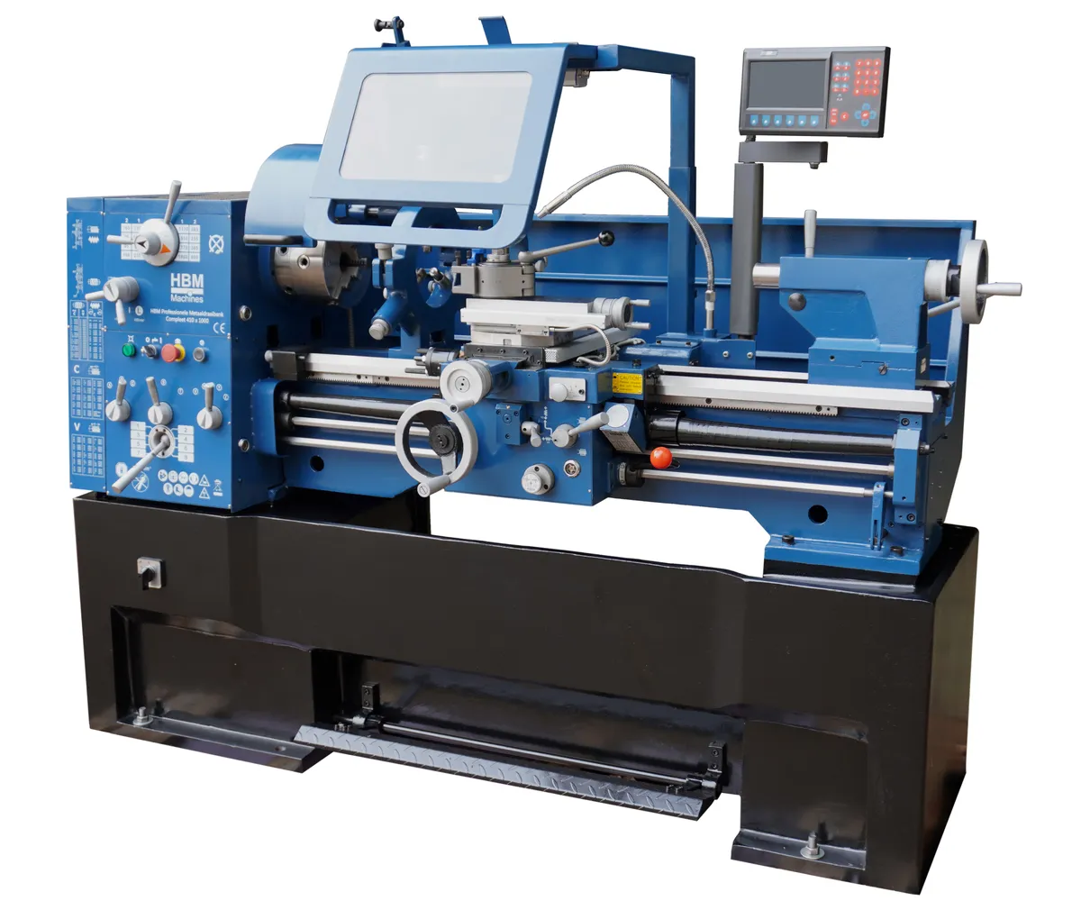 HBM Metalldrehbank 410 x 1500 DRO 400 Volt