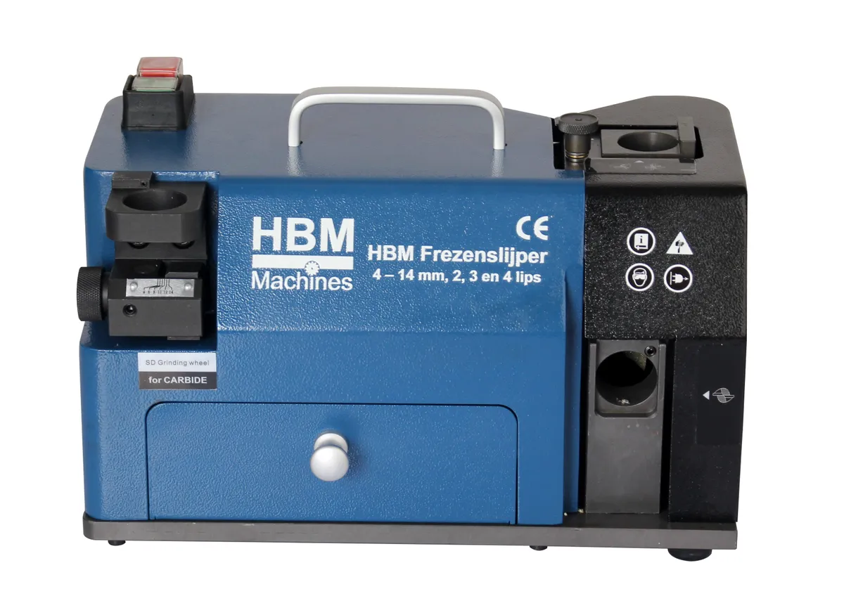 HBM Schleifmaschine für Fräser 4 - 14 mm, 2-, 3- und 4-schneidig