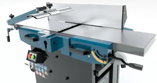 HBM Abricht- und Dickenhobelmaschine mit Spiralmesserwelle 12 Zoll, 230 Volt – Bild 4