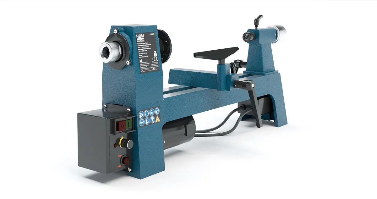 HBM Variable Drechselbank 300 x 200 mm
