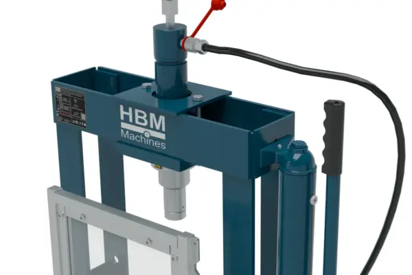 HBM 10 Ton Hydraulische Werkstattpresse, Rahmenpresse – Bild 5 HBM 10 Ton Hydraulische Werkstattpresse, Rahmenpresse – Bild 5