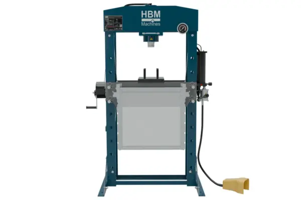 HBM 50 Ton professionelle Rahmenpresse, Werkbankpresse, mit Sicherheitsgitter – Bild 2 HBM 50 Ton professionelle Rahmenpresse, Werkbankpresse, mit Sicherheitsgitter – Bild 2