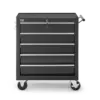 HBM Werkzeugwagen mit 5 Schubladen, 62 cm, schwarz – Bild 2