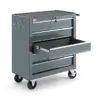 HBM Werkzeugwagen mit 5 Schubladen, 62 cm, grau – Bild 5 HBM Werkzeugwagen mit 5 Schubladen, 62 cm, grau – Bild 5