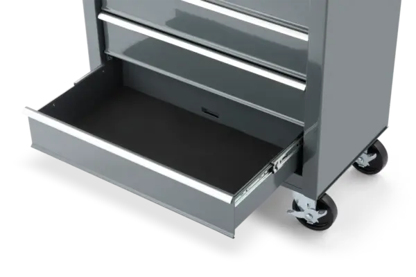 HBM Werkzeugwagen mit 5 Schubladen, 62 cm, grau – Bild 7 HBM Werkzeugwagen mit 5 Schubladen, 62 cm, grau – Bild 7
