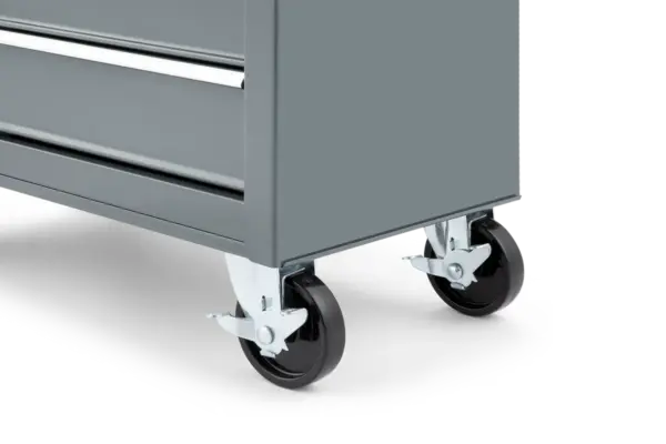 HBM Werkzeugwagen mit 5 Schubladen, 62 cm, grau – Bild 8 HBM Werkzeugwagen mit 5 Schubladen, 62 cm, grau – Bild 8