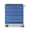 HBM Werkzeugwagen 5 Schubladen, 62 cm, blau – Bild 2