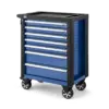 HBM Werkzeugwagen mit 7 Schubladen, 76,5 cm, blau