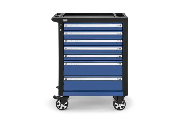 HBM Werkzeugwagen mit 7 Schubladen, 76,5 cm, blau – Bild 2