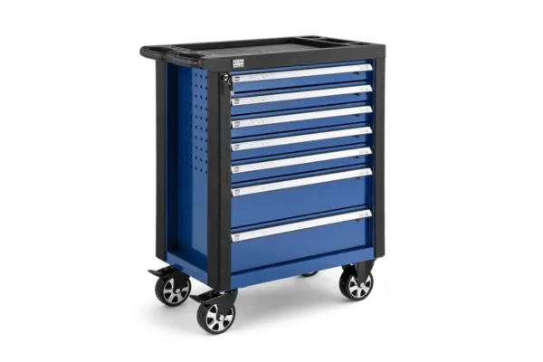 HBM Werkzeugwagen mit 7 Schubladen, 76,5 cm, blau – Bild 3