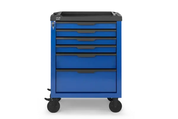 HBM Werkzeugwagen 6 Schubladen, 70,8 cm, blau – Bild 2