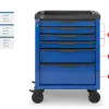 HBM Werkzeugwagen 6 Schubladen, 70,8 cm, blau – Bild 7