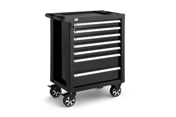 HBM Werkzeugwagen mit 7 Schubladen, 76,5 cm, schwarz – Bild 3