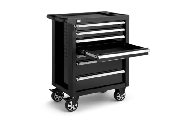 HBM Werkzeugwagen mit 7 Schubladen, 76,5 cm, schwarz – Bild 5