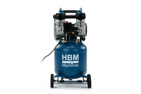 HBM stehender ölfreier Kompressor, 24 Liter, 10 Bar, 1,3 PS