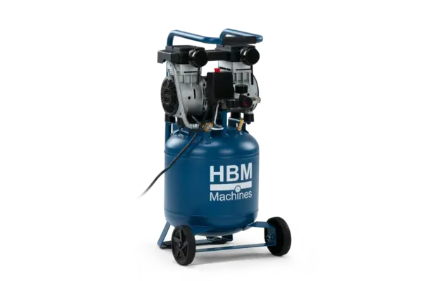 HBM stehender ölfreier Kompressor, 24 Liter, 10 Bar, 1,3 PS – Bild 2