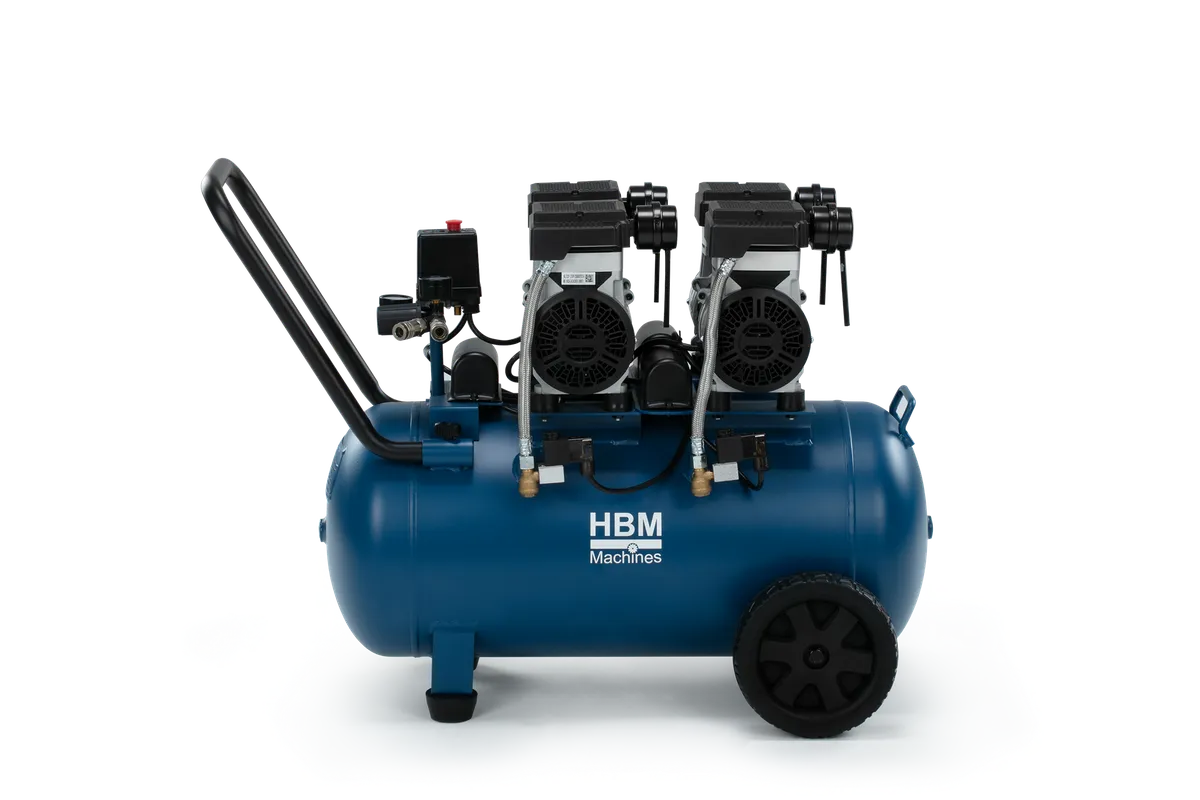 HBM ölfreier Kompressor, 50 Liter, 10 Bar, 2,6 PS