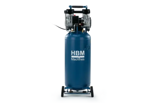 HBM stehender ölfreier Kompressor, 50 Liter, 10 Bar, 1,3 PS