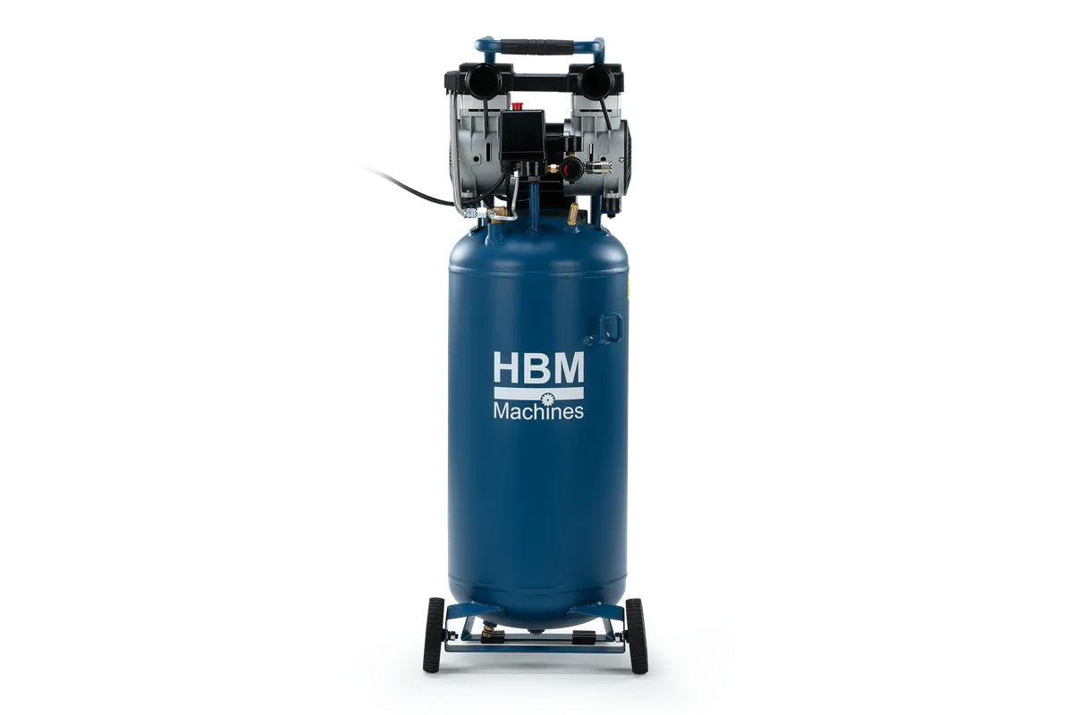 HBM stehender ölfreier Kompressor, 50 Liter, 10 Bar, 1,3 PS