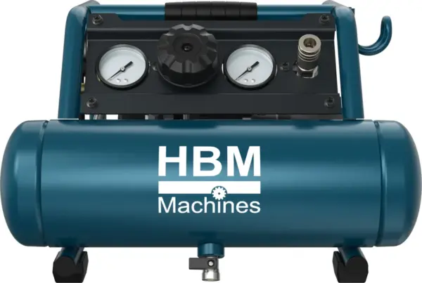 HBM ölfreier leiser Kompressor, 4 Liter, 8 Bar, 0,5 PS – Bild 2