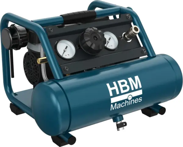 HBM ölfreier leiser Kompressor, 4 Liter, 8 Bar, 0,5 PS – Bild 3
