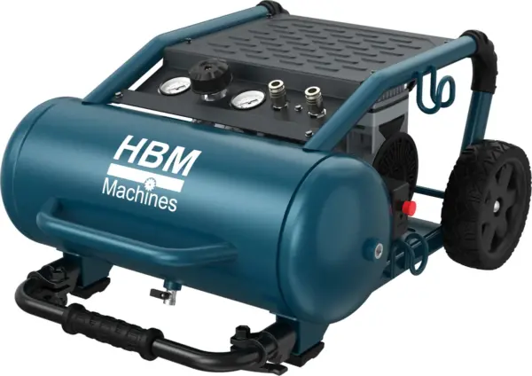 HBM ölfreier leiser Kompressor, 19 Liter, 10 Bar, 1,6 PS
