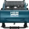 HBM ölfreier leiser Kompressor, 19 Liter, 10 Bar, 1,6 PS – Bild 2