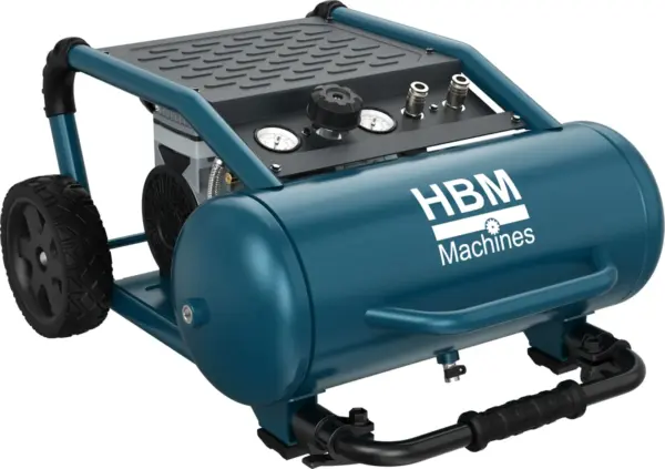 HBM ölfreier leiser Kompressor, 19 Liter, 10 Bar, 1,6 PS – Bild 3