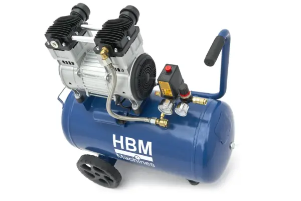 HBM ölfreier leiser Kompressor, 50 Liter, 8 Bar, 2 PS – Bild 5 HBM ölfreier leiser Kompressor, 50 Liter, 8 Bar, 2 PS – Bild 5