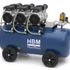 HBM ölfreier leiser Kompressor, 90 Liter, 8 Bar, 3 PS – Bild 2