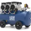 HBM ölfreier leiser Kompressor, 90 Liter, 8 Bar, 3 PS – Bild 3