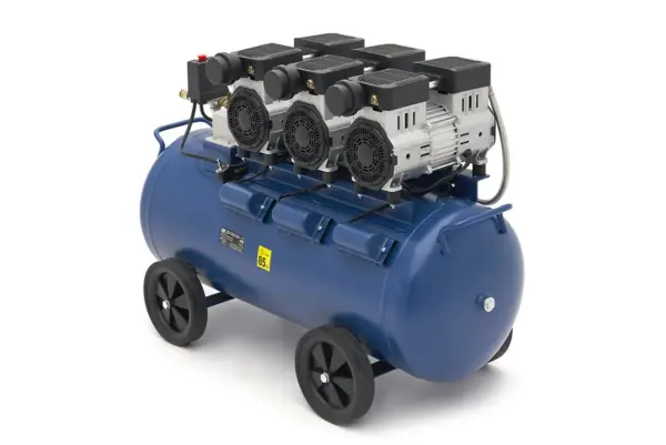 HBM ölfreier leiser Kompressor, 90 Liter, 8 Bar, 3 PS – Bild 5