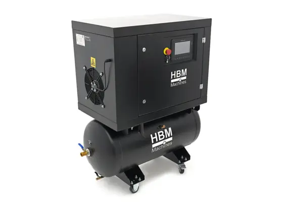 HBM Schraubenkompressor, 160 Liter, 10 Bar, 5 PS, 400V HBM Schraubenkompressor, 160 Liter, 10 Bar, 5 PS, 400V