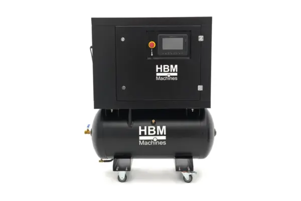 HBM Schraubenkompressor, 160 Liter, 10 Bar, 5 PS, 400V – Bild 4 HBM Schraubenkompressor, 160 Liter, 10 Bar, 5 PS, 400V – Bild 4