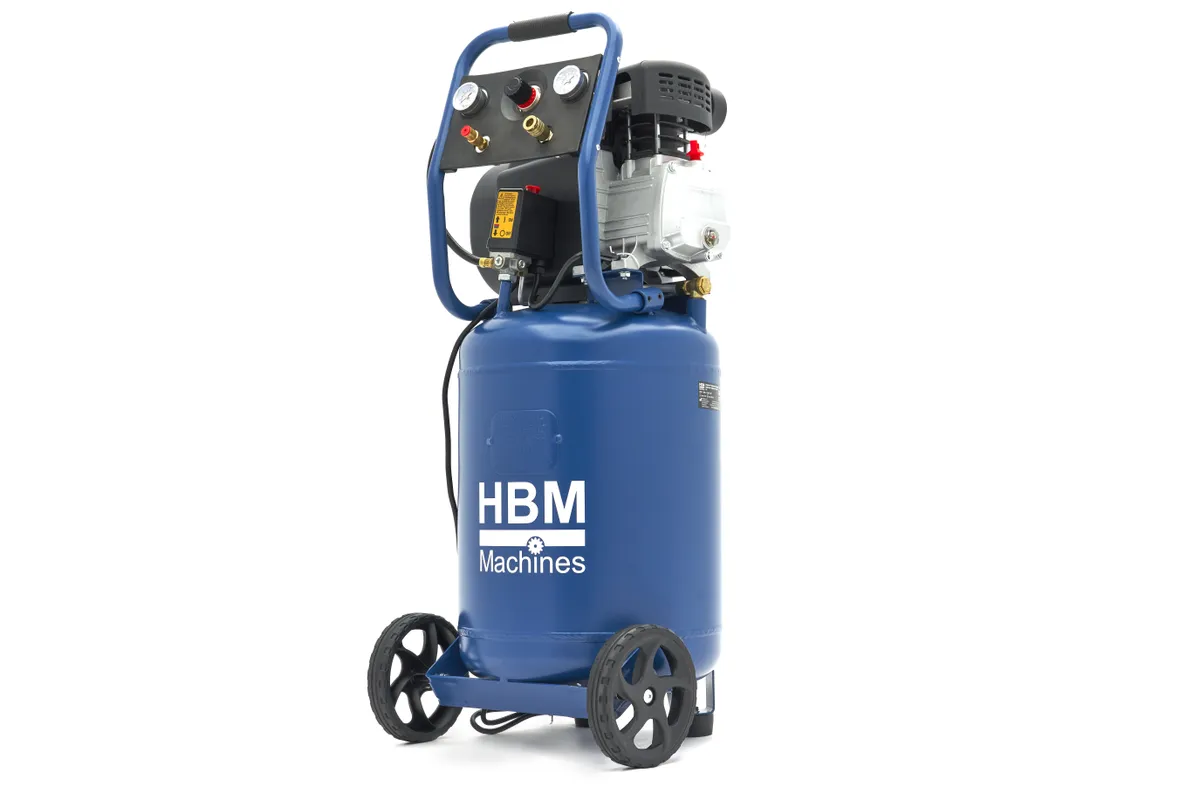 HBM stehender Kompressor, 50 Liter, 8 Bar, 2 PS