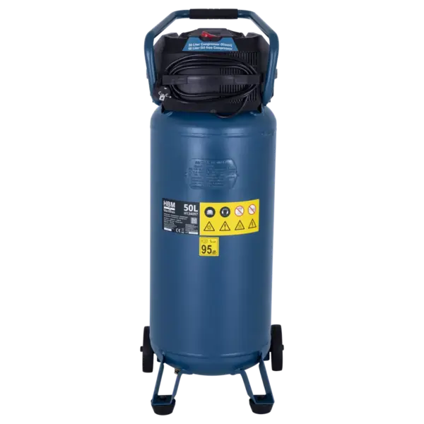 HBM stehender ölfreier Kompressor, 50 Liter, 10 Bar, 2 PS – Bild 5