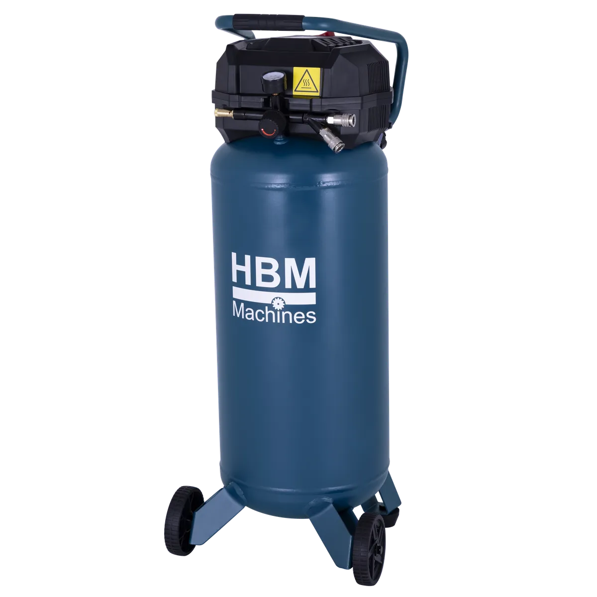 HBM stehender ölfreier Kompressor, 50 Liter, 10 Bar, 2 PS