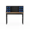 HBM Heavy Duty Werkbank 152 cm, mit einer Schublade und Rückwand – Bild 2