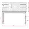 HBM Heavy Duty Werkbank 152 cm, mit einer Schublade und Rückwand – Bild 4