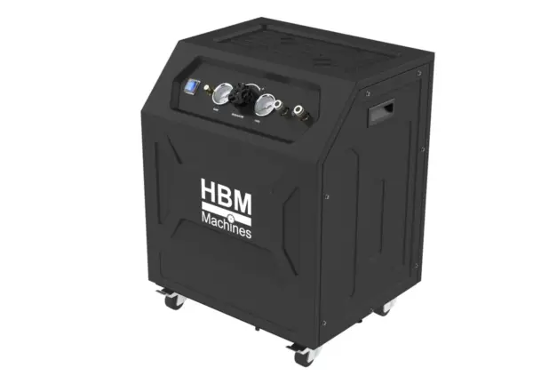 HBM ölfreier leiser Kompressor, 35 Liter, 10 Bar, 1,1 PS
