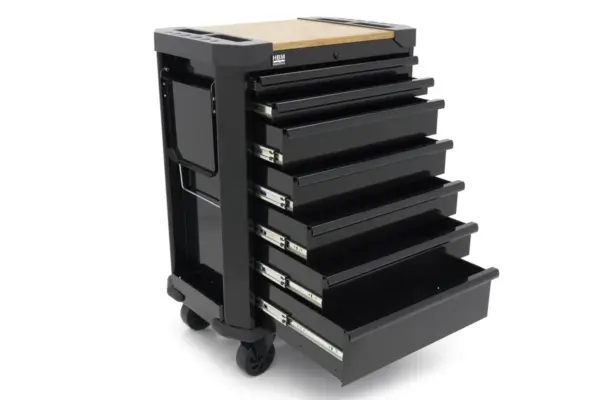 HBM Werkstattwagen 7 Schubladen, 71 cm, schwarz – Bild 5
