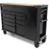 HBM Werkstattwagen 10 Schubladen 147 cm Schwarz – Bild 2