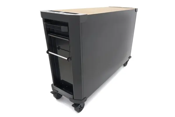 HBM Werkstattwagen 10 Schubladen 147 cm Schwarz – Bild 3